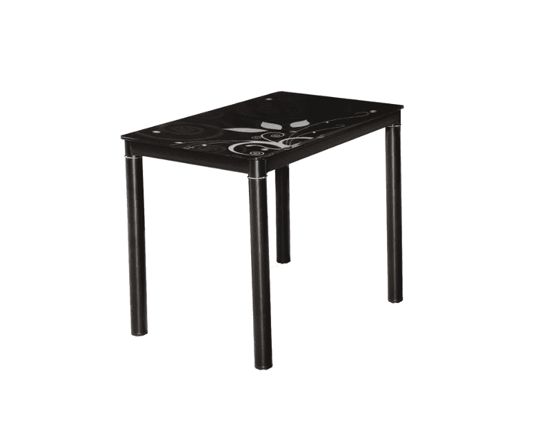 MôjNábytok Signal Jedálenský stôl DAMAR | 100x60 cm Farba: Čierna